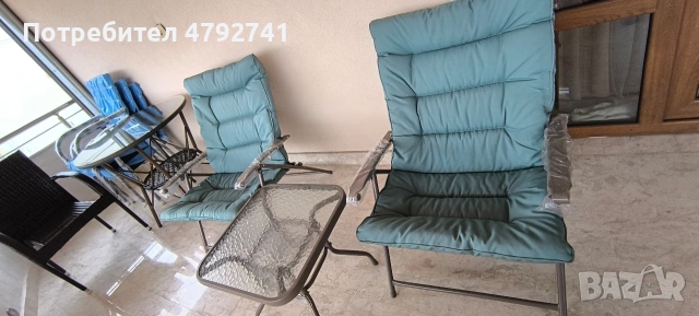 Градински мебели (комплект столове с масичка), снимка 5 - Столове - 54164797
