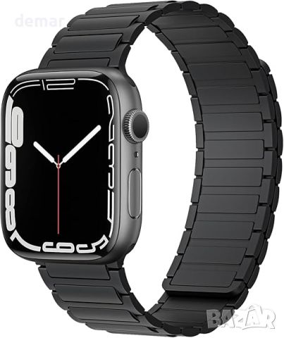 BELIYO Сменяема силиконова магнитна каишка за Apple Watch, съвместима с iWatch SE/SE2/8/7/6/5/4/3/2, снимка 1 - Каишки за часовници - 46447721