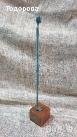 Бронзова фигура на етруската култура-Сянката на вечерта /Ombra della sera/, снимка 4 - Антикварни и старинни предмети - 53474555