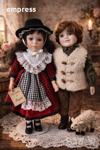 Две порцеланови кукли , снимка 2 - Колекции - 53847521