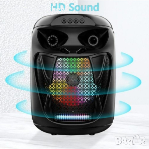 
Безжична BlueTooth преносима система за домашно кино с високоговорители, снимка 3 - Аудиосистеми - 44979648