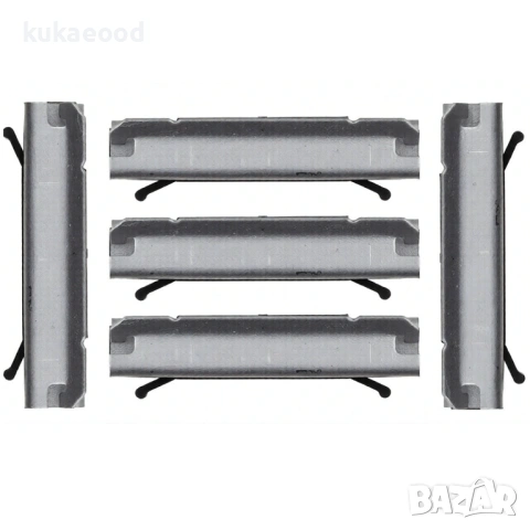 Комплект крепежни скоби за челно стъкло на BMW 5 E60/E61, снимка 3 - Части - 54053963