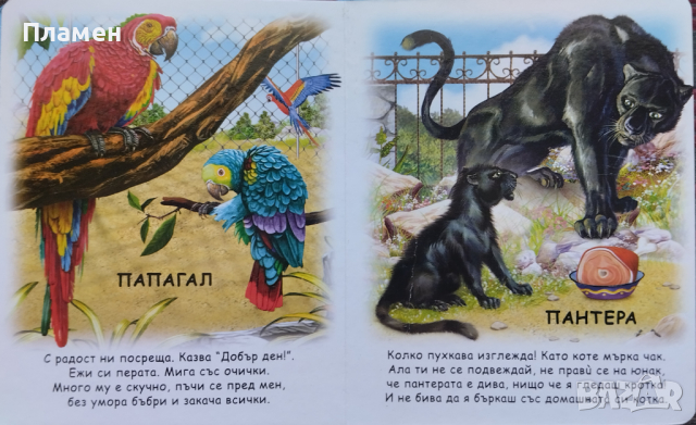 Животните в зоопарка Миглена Златарева, снимка 4 - Детски книжки - 44939890