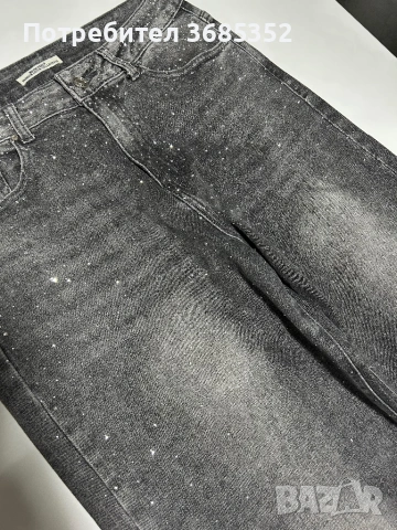 Дамски дънки с камъчета , снимка 2 - Дънки - 53655551