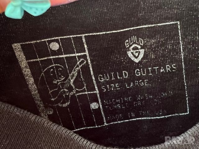 Мъжка тениска Guild Guitar Essential T-Shirt — размер L, снимка 3 - Тениски - 46451655