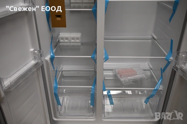 Голям черен хладилник PKM SBS400EBIXWDAZ No Frost и диспенсър, снимка 9 - Хладилници - 53324902