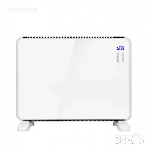 Конвектор със стъклен панел zephyr zp 1974 g, 2000w, за стена или под, 2 степени, дистанционно, снимка 6 - Отоплителни печки - 47588091