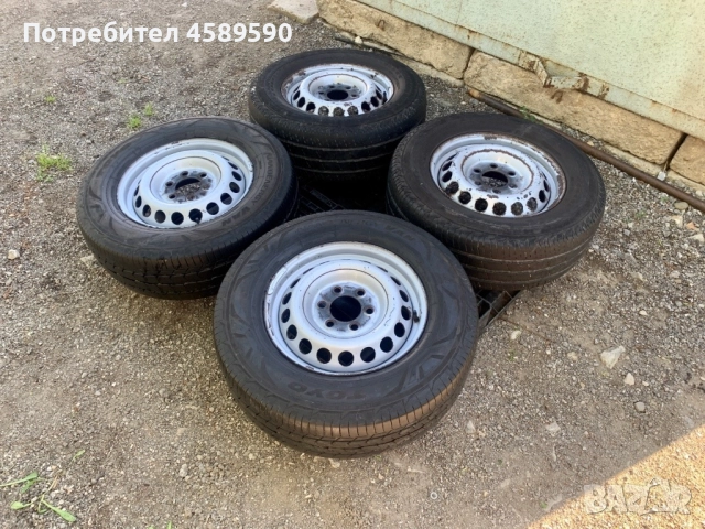 4бр.Оригинални джанти + ГУМИ 235/65/16C 16цола 6x130 за Mercedes Sprinter(2006-2024),Vw Crafter(2006, снимка 3 - Гуми и джанти - 51808913