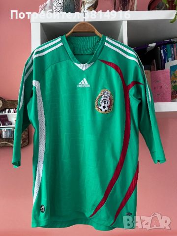 Mexico 2008/09 adidas футболна фланелка размер S, снимка 9 - Футбол - 46071431