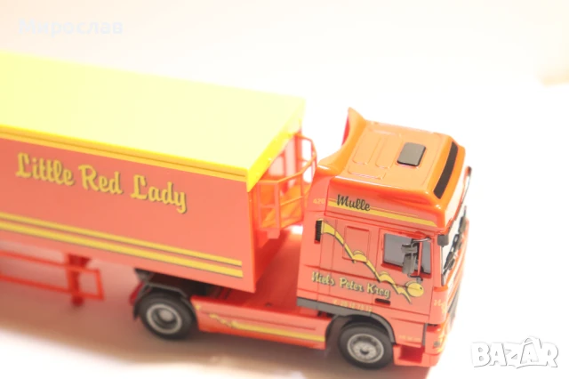 AWM  H0 1/87 DAF  ВЛЕКАЧ KАМИОН МОДЕЛ TIR ГОНДОЛА , снимка 11 - Колекции - 51145972