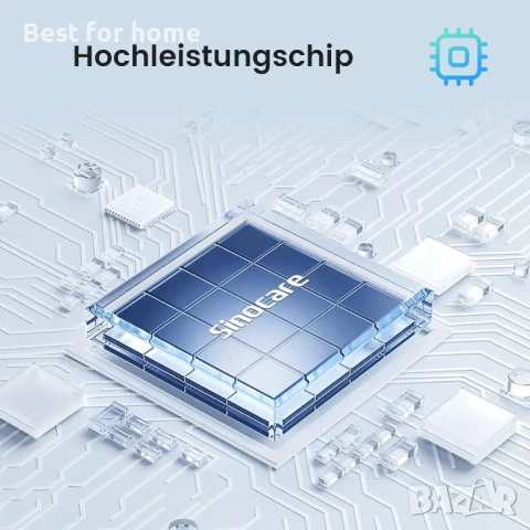  Комплект глюкомер за кръвна захар със 100 тест ленти от sinocare, снимка 3 - Уреди за диагностика - 50722765