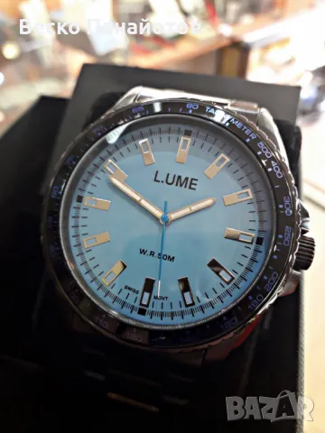 Мъжки кварцов часовник LUme с Светещ циферблат, снимка 3 - Мъжки - 50108575