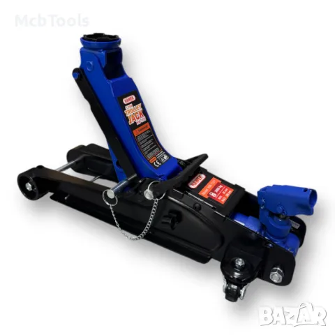 Нископрофилен крик крокодил 3 тона 85 – 380 мм с въртяща дръжка на 360° защита HAWEK, снимка 2 - Други инструменти - 49902725