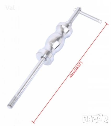 Комплект обратен чук за вадене на дюзи 40 части, снимка 11 - Куфари с инструменти - 53690538