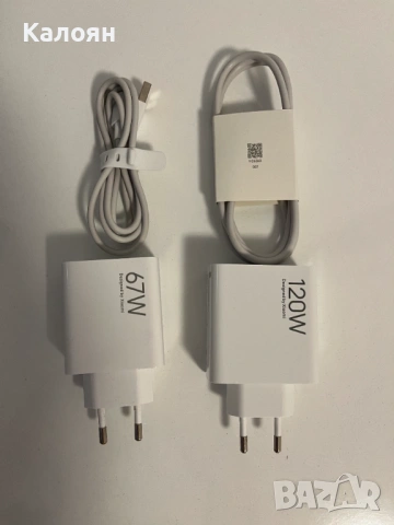 Адаптери Xiaomi 120W и 67W + нови кабели 6А