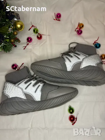 Adidas Tubular Doom 'Metallic Silver', снимка 1 - Маратонки - 48269740