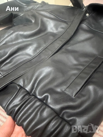 Кожено яке, снимка 4 - Якета - 54080267