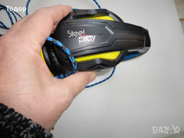 Слушалки с микрофон Steel Play HP 47, снимка 8 - Слушалки и портативни колонки - 49147919