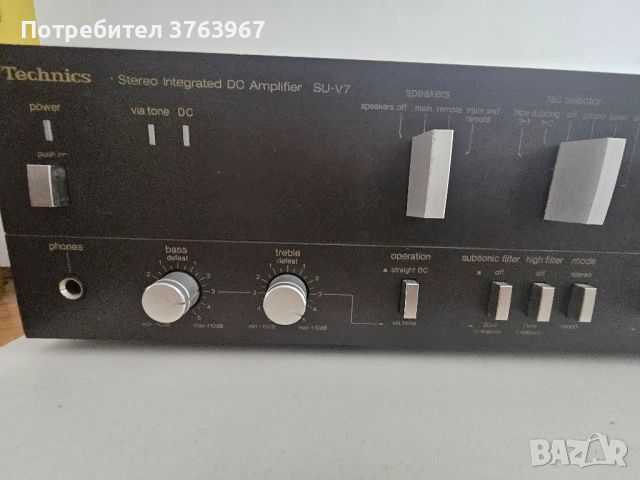 Technics SU-V7, снимка 4 - Ресийвъри, усилватели, смесителни пултове - 46576915