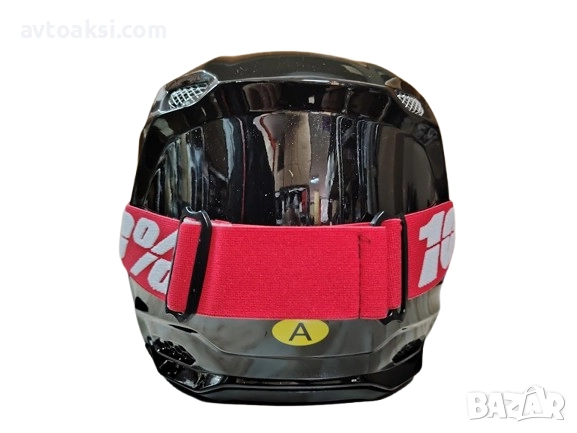 Каска Крос/Атв/Мотор с Очила 100%-10367, снимка 6 - Аксесоари и консумативи - 52867391