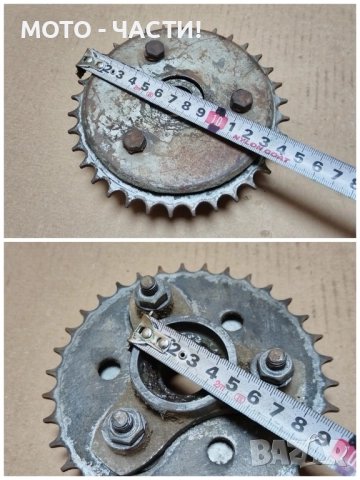 Заден Венец За Ява 50 / 34' Зъба. , снимка 3 - Части - 51701792