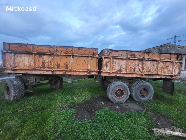 Ремарке Руско за трактор Т 150 модел ПТС 12, снимка 5 - Ремаркета - 53774451