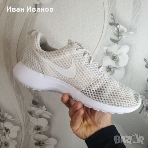 маратонки NIKE ROSHE ONE BR "TRIPLE WHITE" номер 40,5-41, снимка 8 - Маратонки - 45456850