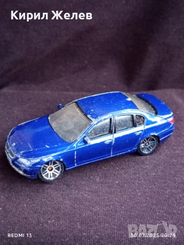 Метална количка BMW 5 SERIES рядка за КОЛЕКЦИЯ ДЕКОРАЦИЯ 41768, снимка 3 - Колекции - 51196576