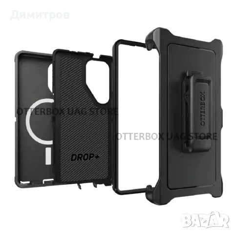 Оригинален удароустойчив каучуков  калъф Otterbox за Samsung S25 ULTRA черен, снимка 6 - Калъфи, кейсове - 49935182