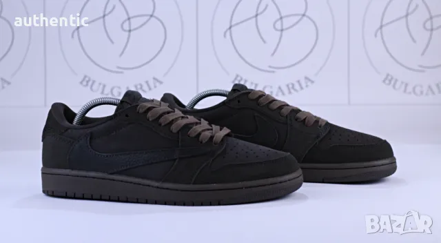 Nike Air Jordan 1 x Travis Scott, Fragment, Reverse Mocha Black Phantom Мъжки Дамски Маратонки, снимка 4 - Маратонки - 34638777
