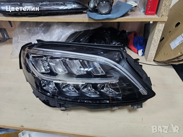 Десен фар Mercedes W205 LED desen far мерцедес ц лед 205, снимка 2 - Части - 51241808