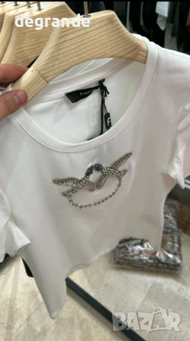 Високо качество дамска тениска Pinko, снимка 2 - Тениски - 53289244