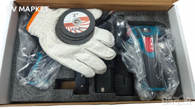 Професионален акумулаторен комплект 2 в 1 – Винтоверт и Ъглошлайф с литиева батерия