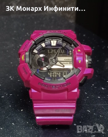 Часовник casio G Shock GBA-400 Розов, снимка 2 - Дамски - 53216953