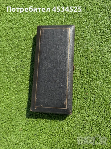 Красив викториански комплект посребрени вилица и лъжица в оригинална кутия, 15см, снимка 5 - Антикварни и старинни предмети - 54237941