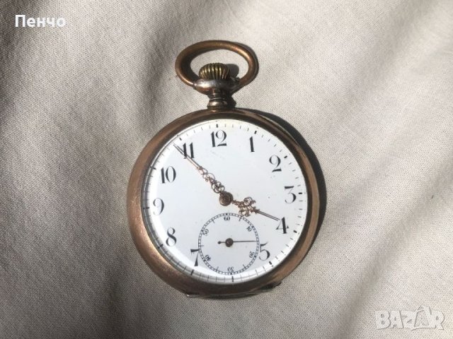 старинен сребърен, джобен часовник