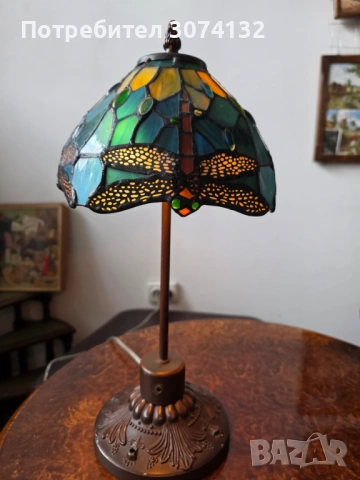 Нощна лампа Тифани ,морско конче’, снимка 6 - Лампиони - 53649004