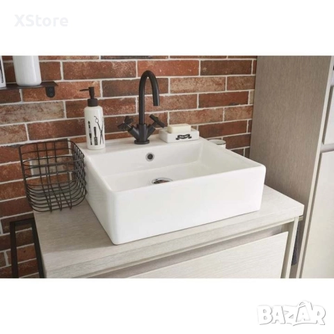 Красив и стилен стоящ двуръкохватков черен смесител, снимка 6 - Смесители - 52588604