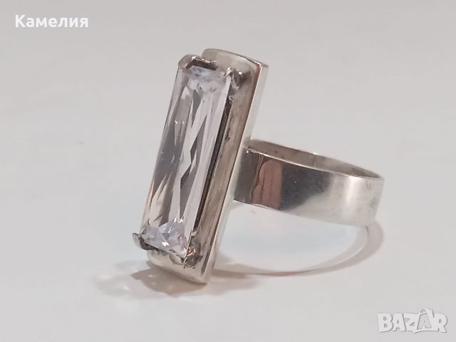 Сребърен пръстен , снимка 5 - Пръстени - 45323127