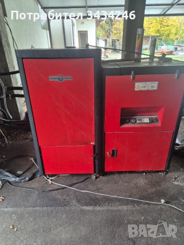 Котел на пелети 30kw.