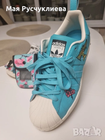 Маратонки/Кецове Adidas Arizona x Superstar 'Have an Iced Day Teal White' 