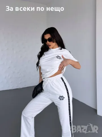 Louis Vuitton Дамски Комплект С 2 Части Тениска И Долнище Луис Витон - 2 Цвята Код A469, снимка 2 - Комплекти - 50089920