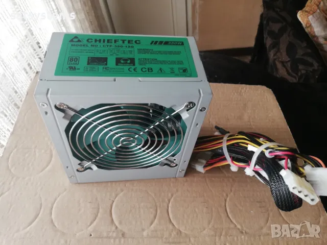 Компютърно захранване 350W Chieftec CTP-350-12G 120mm FAN, снимка 2 - Захранвания и кутии - 48043144