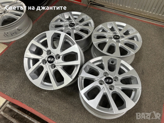 Джанти 15 Цола 4х100 Kia Hyundai I10 I20 I25, снимка 3 - Гуми и джанти - 52812795