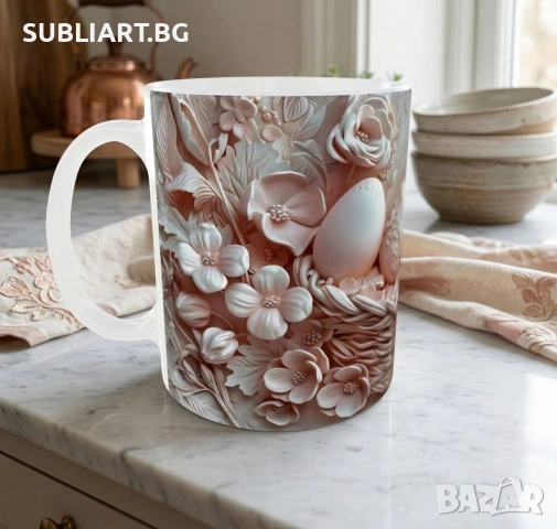 Чаша със снимка (Великден) , снимка 2 - Чаши - 53926492