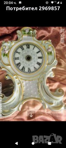Порцеланов часовник без механизъм, снимка 14 - Декорация за дома - 36679422