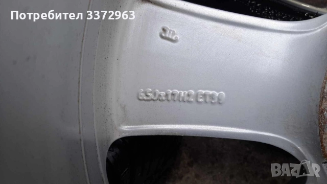 Оригинални Джанти за Фолксваген R17, снимка 3 - Гуми и джанти - 52541267