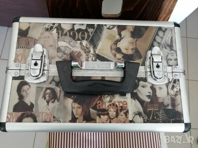 Алуминиев куфар за козметика, маникюри, снимка 3 - Продукти за маникюр - 51158575