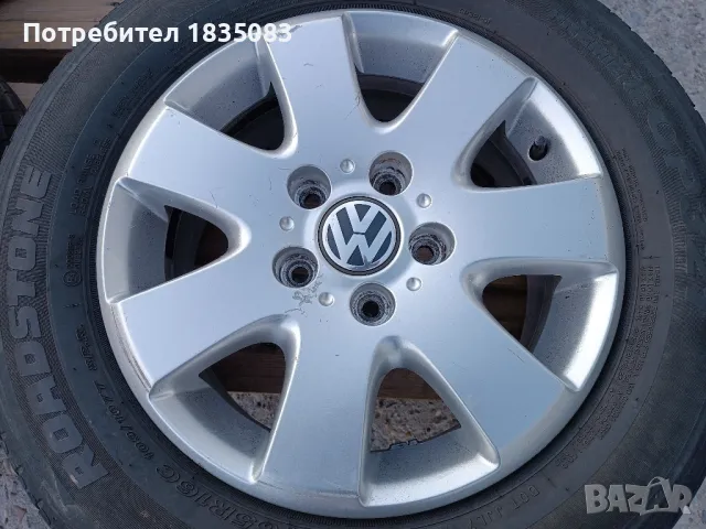 Лети джанти 16ки 5х120 VW Transporter T5/T6 + летни гуми 215/65/16 C, снимка 5 - Гуми и джанти - 46856842