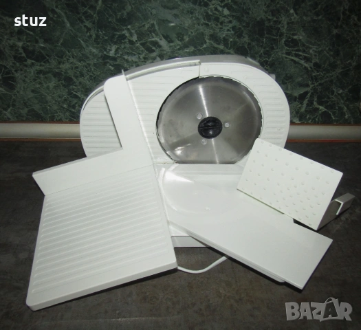 Електрическа машина Sencor, за рязане на колбаси, хляб, зеленчуци, сирена, снимка 6 - Кухненски роботи - 53092222